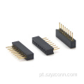 Conector de cabeçalho fêmea de 1,27 mm 8P